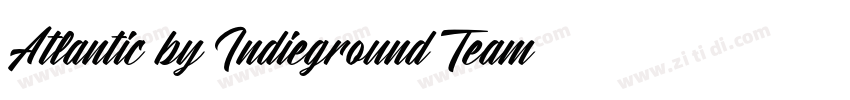 Atlantic by Indieground Team字体转换